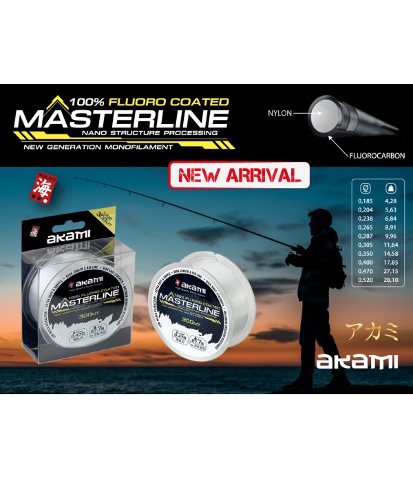 AKAMI MASTERLINE MONOFILAMENT 300M