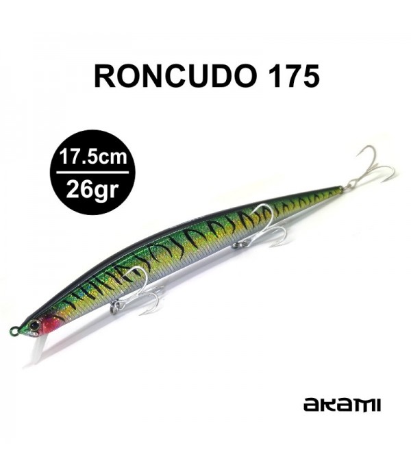 AKAMI RONCUDO 175MM 26GR GREEN MACK