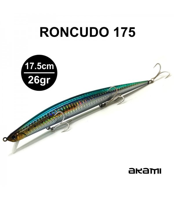 AKAMI RONCUDO 175MM 26GR SARDINE