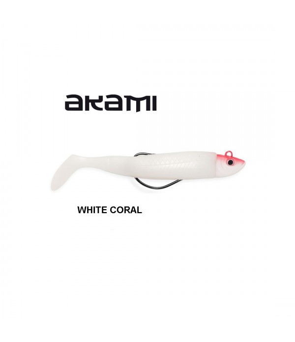AKAMI SEABASS ULTRA SHAD 8CM 10GR WHITE CORAL