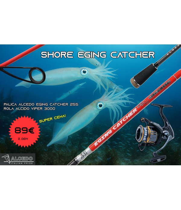 SHORE EGI CATCHER KOMPLET PALICA + ROLA