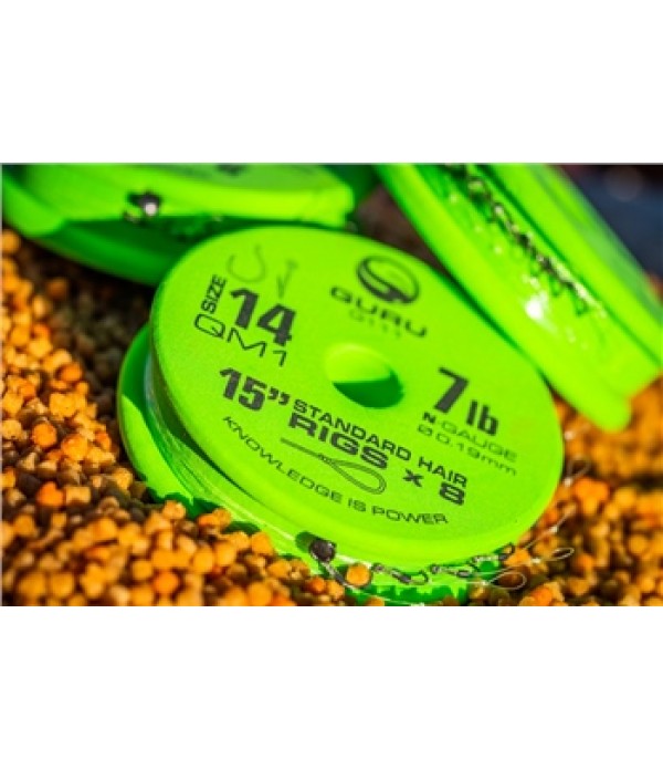 GURU BAIT BANDS QM1 READY RIGS 15KOM SIZE10 9LB