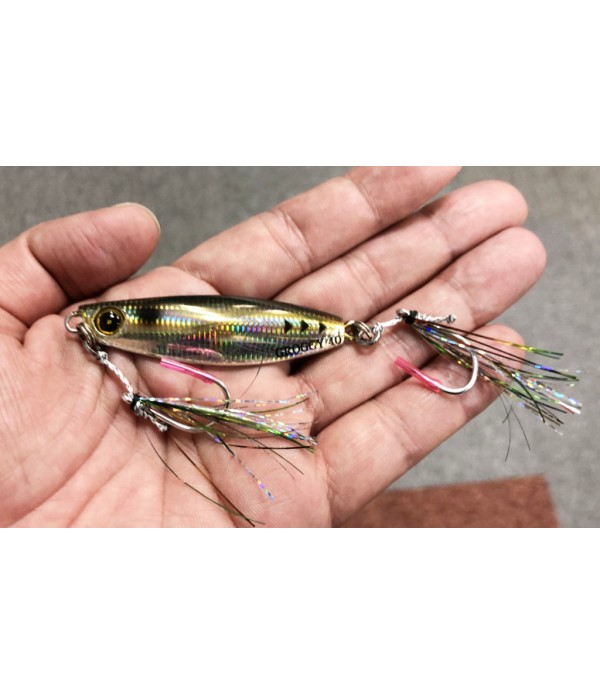 HAYABUSA JACK EYE JIG ŽLICA GROOGY 60GR