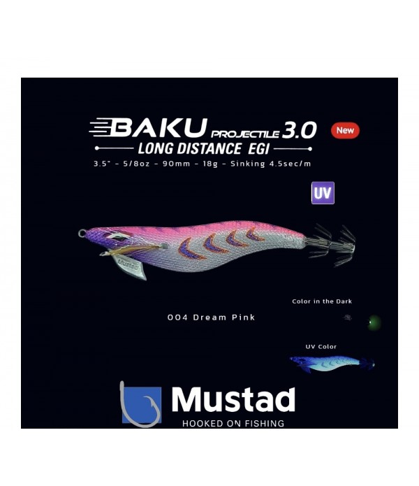 VABA MUSTAD BAKU DART N FALL EGI DREAM PINK 3.0