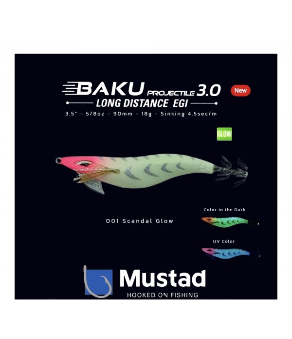 VABA MUSTAD BAKU DART N FALL EGI SCANDAL GLOW 3.0