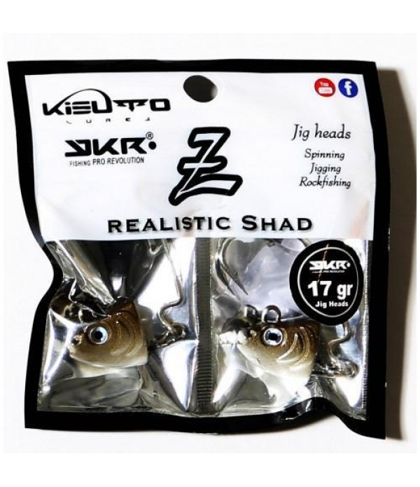 YKR Kisuto "Z" Shad 100 Jig Glava + Trne...
