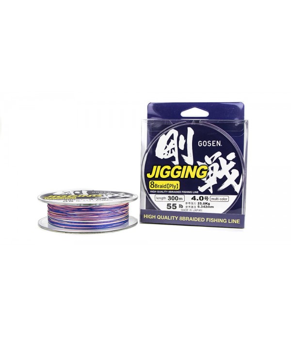 GOSEN VRVICA JIGGING PE 8X MULTICOLOR 300M