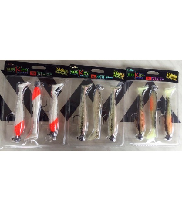 FOX RAGE SILIKONSKA VABA LOADED SPIKEY SHAD 12CM 15GR
