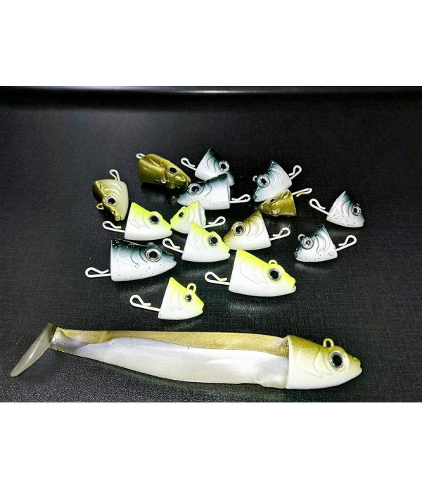YKR Kisuto "Z" Shad 100 Jig Glava + Trnek 17gr