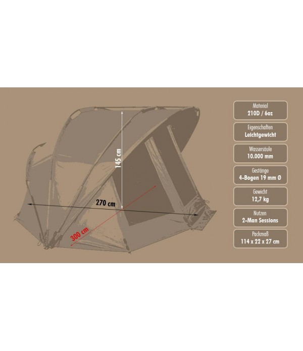 Šotor Hot Spot Rock 2 Man Bivvy